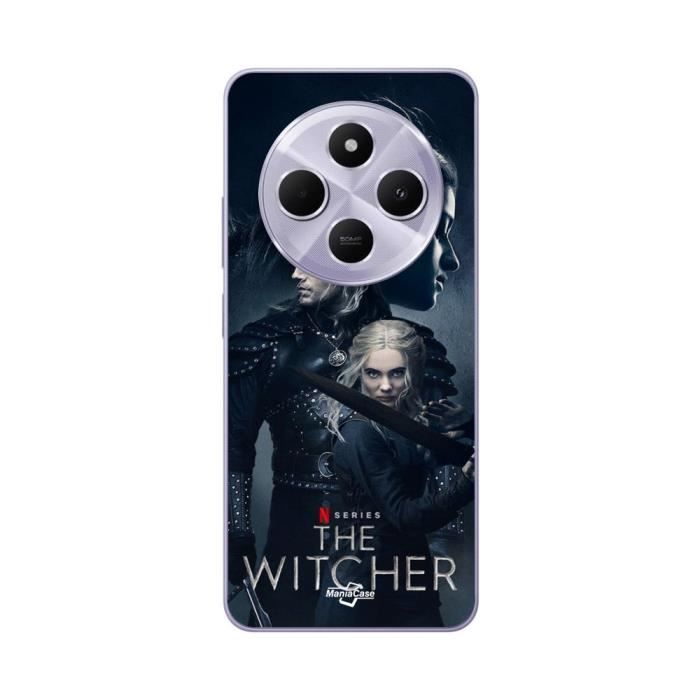 Coque - Maniacase - Xiaomi Redmi 14C - The Witcher - Souple - Noir