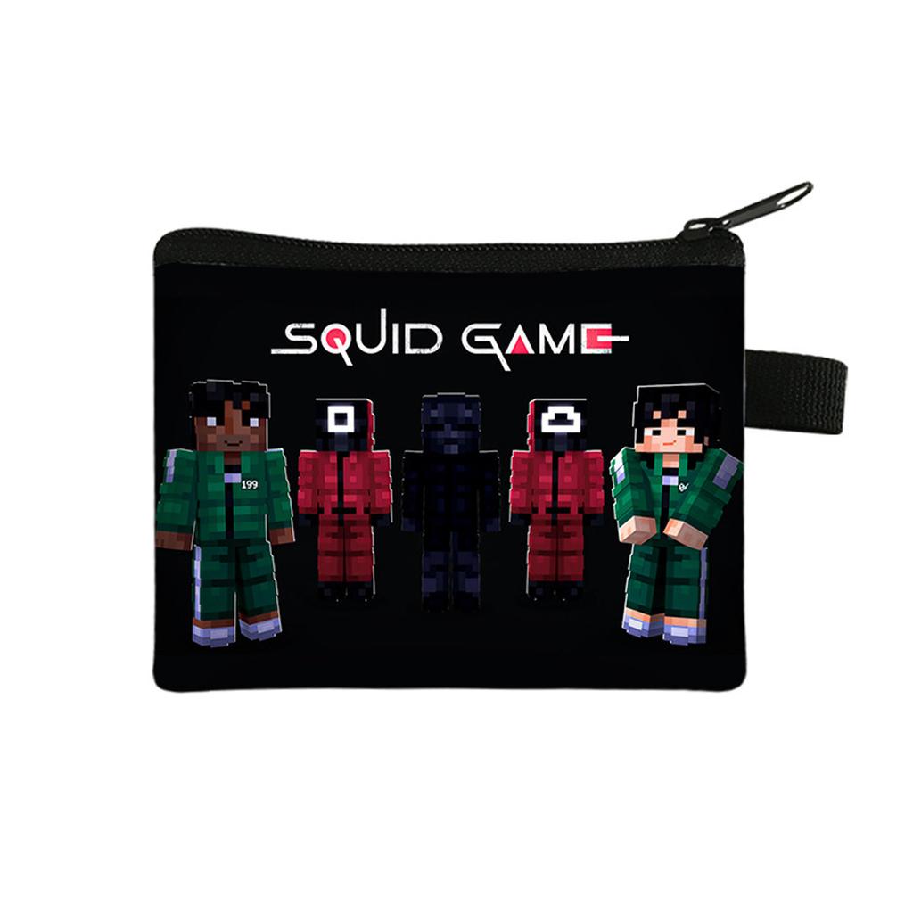 Herní peněženka Víceúčelová polyesterová taška na klíče Pouzdro na tužky Přenosná peněženka na zip Skvělý dárek pro chlapce dívky