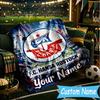 Custom Personalized Blanket Hansa Rostock Football Soft Throw Blanket, Suitable for Family and Friends, Sofa Blanket,Home Decor Christmas gift