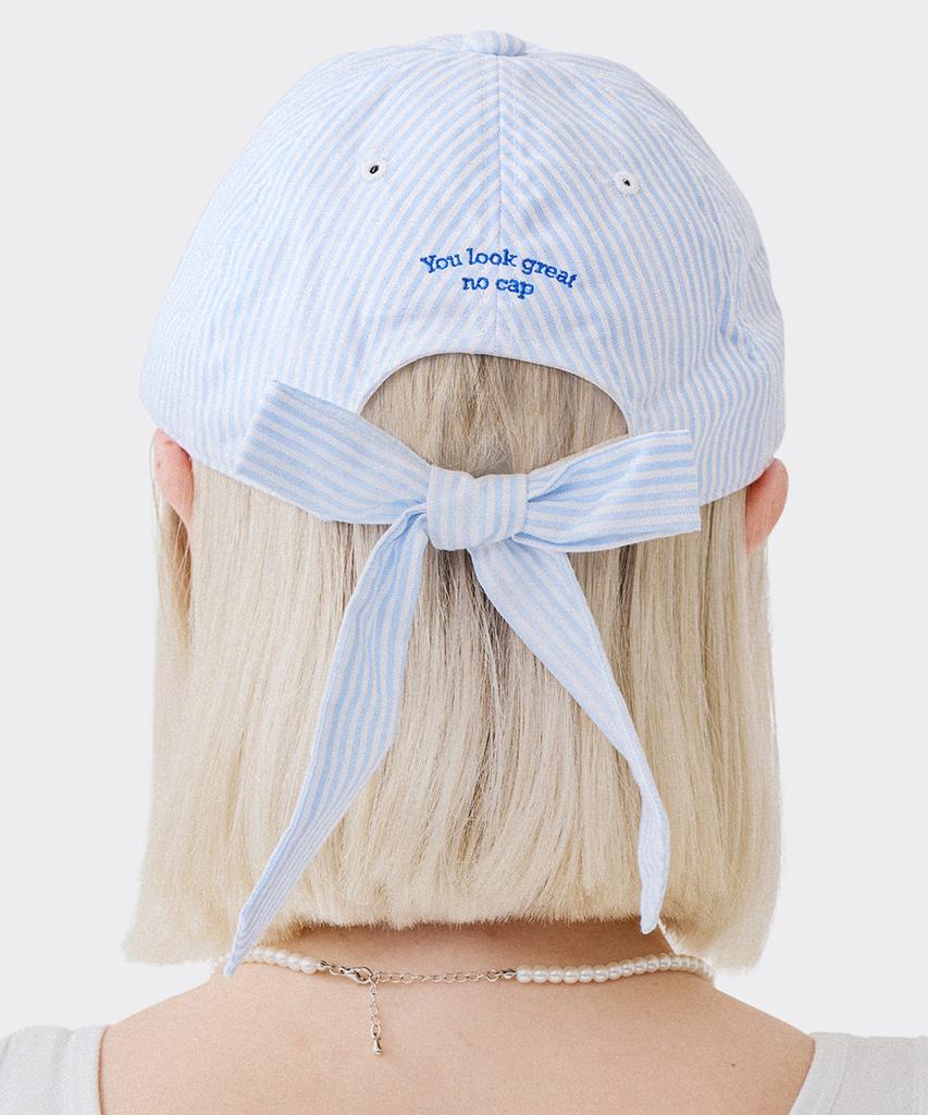 AOX Aox Stripe Ribbon Ball Cap Blue