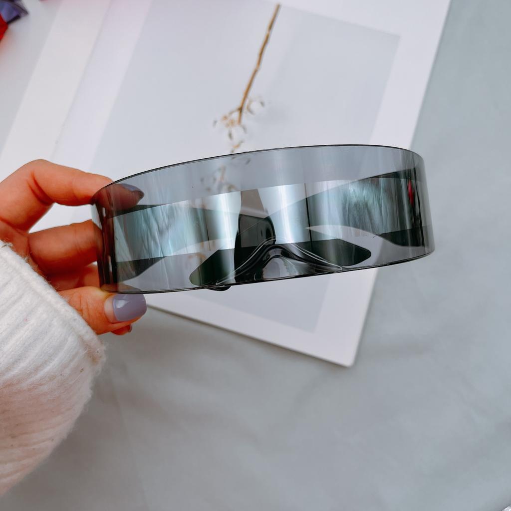 Sense of Science and Technology Integrated Women Men Sunglasses Laser Eyeglasses Mirrored Lens Eyewear Unisex Sun Glasses