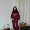 Women's Autumn Winter Half Zip Polo Collar Sweatshirt Oversize Loose Casual Sports Pullover Top