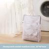 Three-dimensional Portable Honeycomb Mesh Zipper Laundry Bag for Household Washing Machines, Anti-deformation Mesh Bag