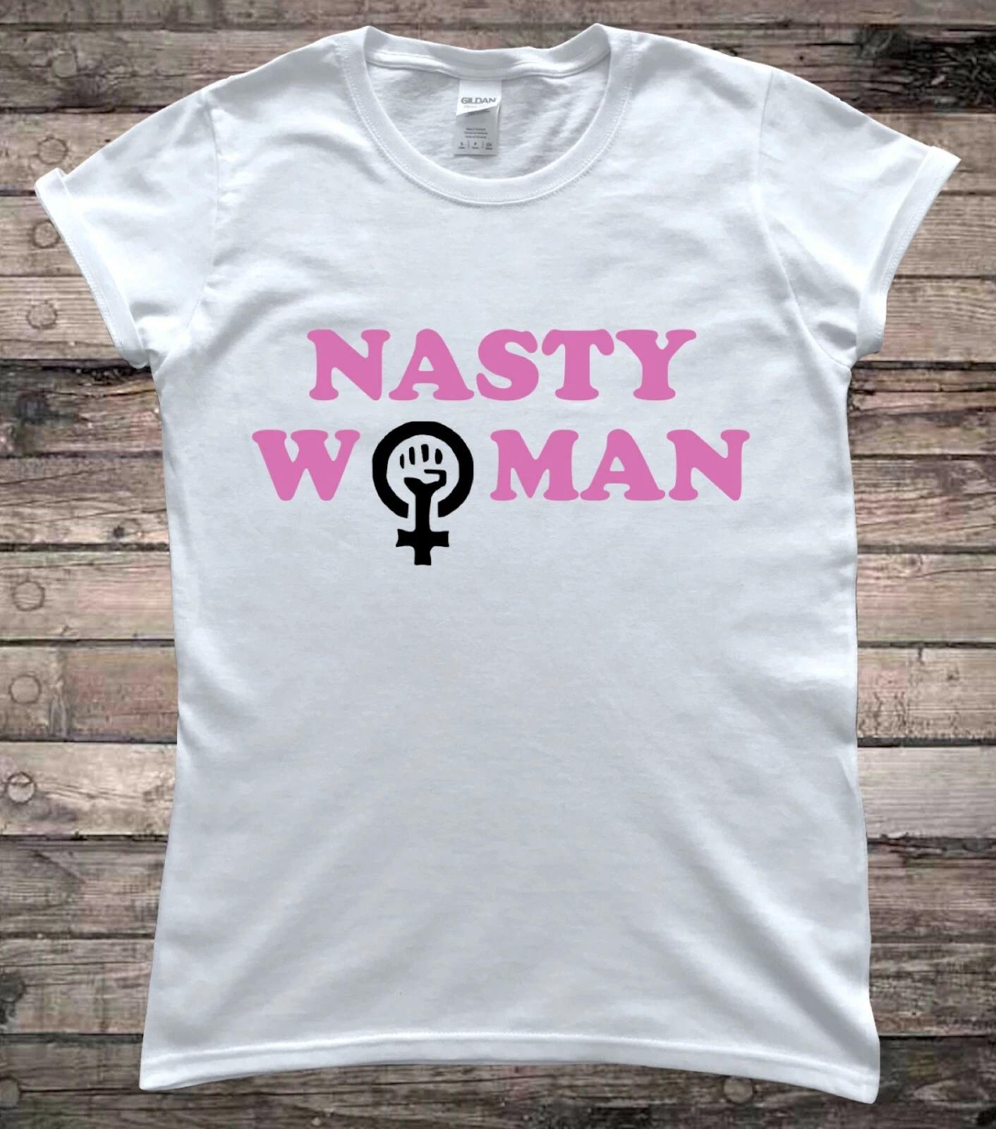 Nasty Woman Feminist Protest T-Shirt 2XL