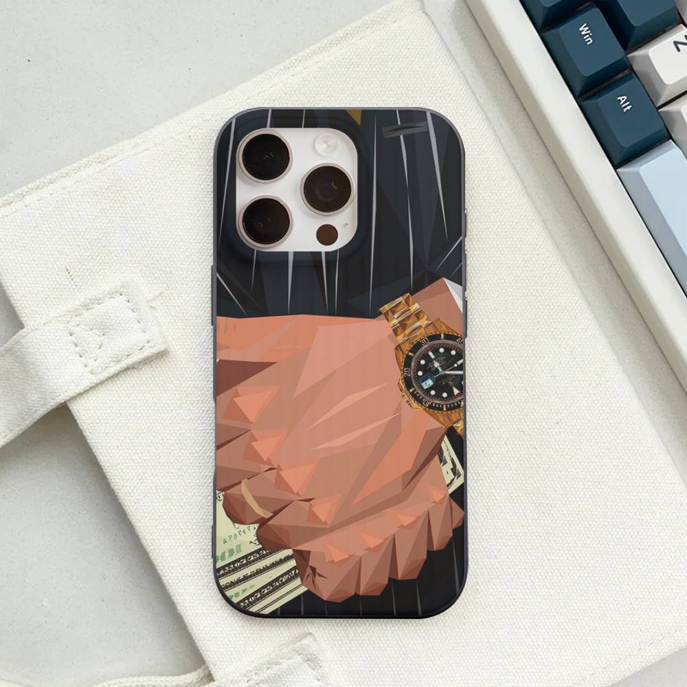 Klassischer Film W-Wolf Of W-Wall S-Street Für IPhone 17 16 15 14 13 12 11 Pro Max Plus Pro Klare Handyhülle Rutschfeste Schale