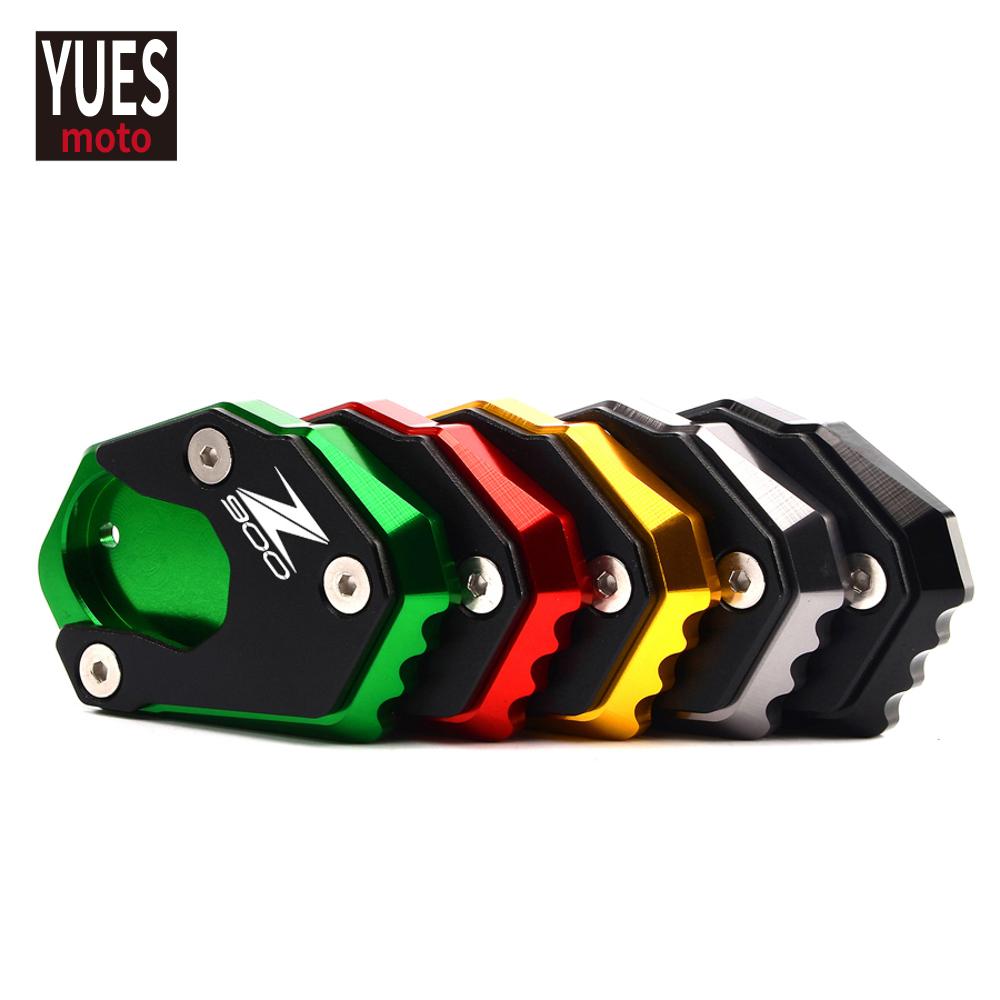 Motorcycle Accessories Kickstand Extension Foot Side Stand Enlarger Plate Pad For KAWASAKI Z900 Z900RS Z 900 2018