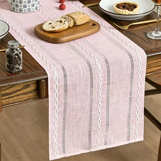 Cotton Linen Table Runner for Dining Table Nordic Minimalist Long Desk Runner