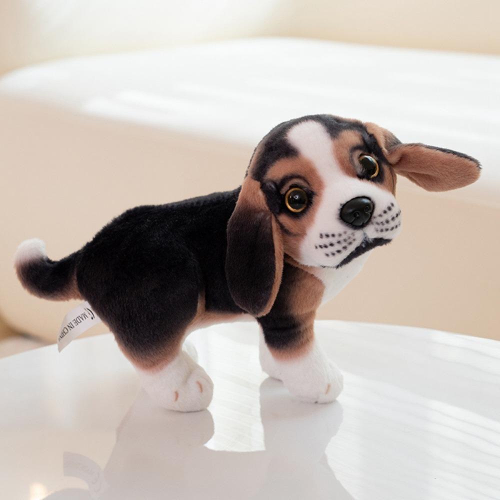 Stuffed Animal Stuffed Dog Dolls Golden Retriever Simulation Dog Plush  Children Girlfriends