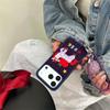 Velvet Embroidered Peaceful Joy Little Horse Phone Case for iPhone 14/15/16 Pro Max/17, High-End