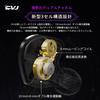 CVJ Nightelf Kopfhörer IEM Kopfhörer Kabelgebunden Komposit Dual Dynamisch 8mm Dynamischer Treiber Versilbertes Kabel DLC Diamantmembran Ergonomisches Design