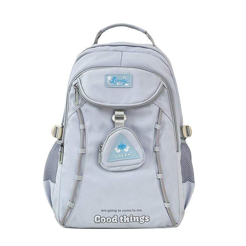 Large Capacity Schoolbag Cute Simple Japanese Student Backpack Casual College Style Backpack Middle School Schoolbag