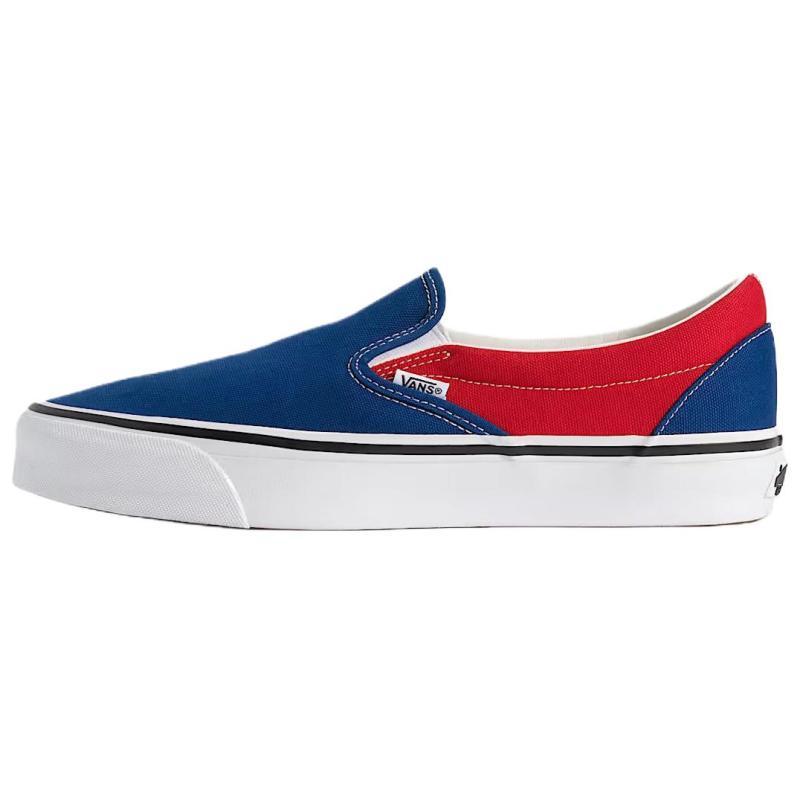 ENGINEERED GARMENTS x Vans Slip on 98 Support Skateboard-Schuhe Unisex Rot Blau Sneaker VN000EBPZ11