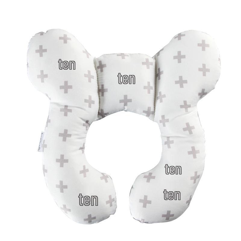 U-Shaped Head Support Pillow for Children's Car Seats and Strollers