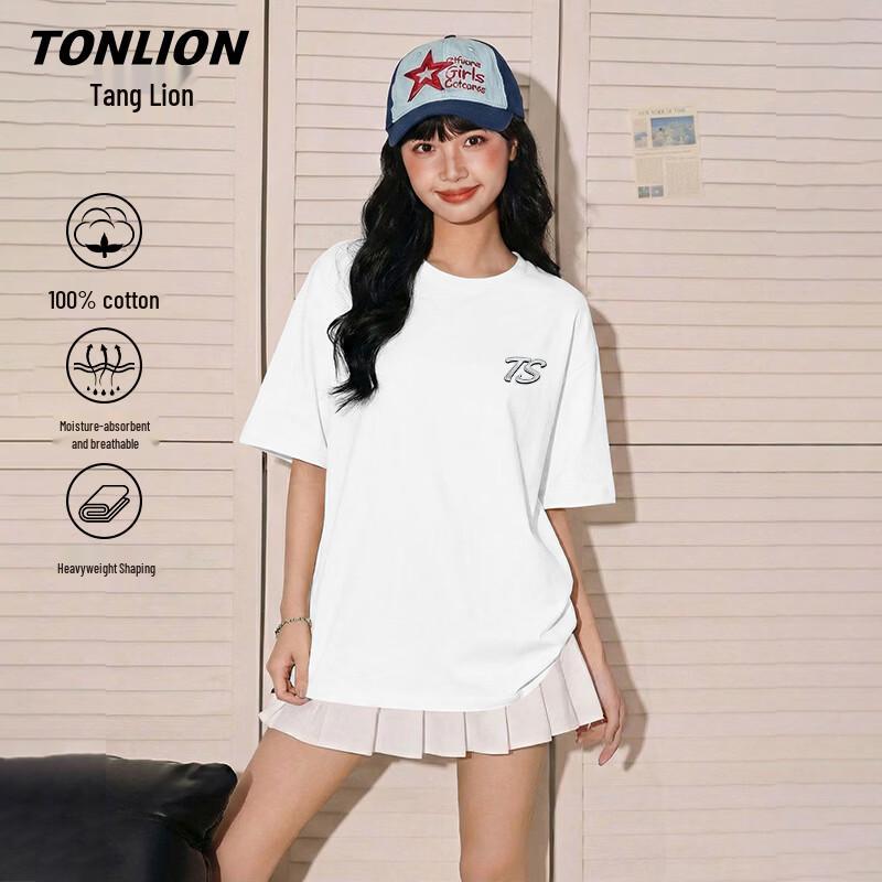 

Женская футболка TonLion с принтом букв, короткий рукав L
