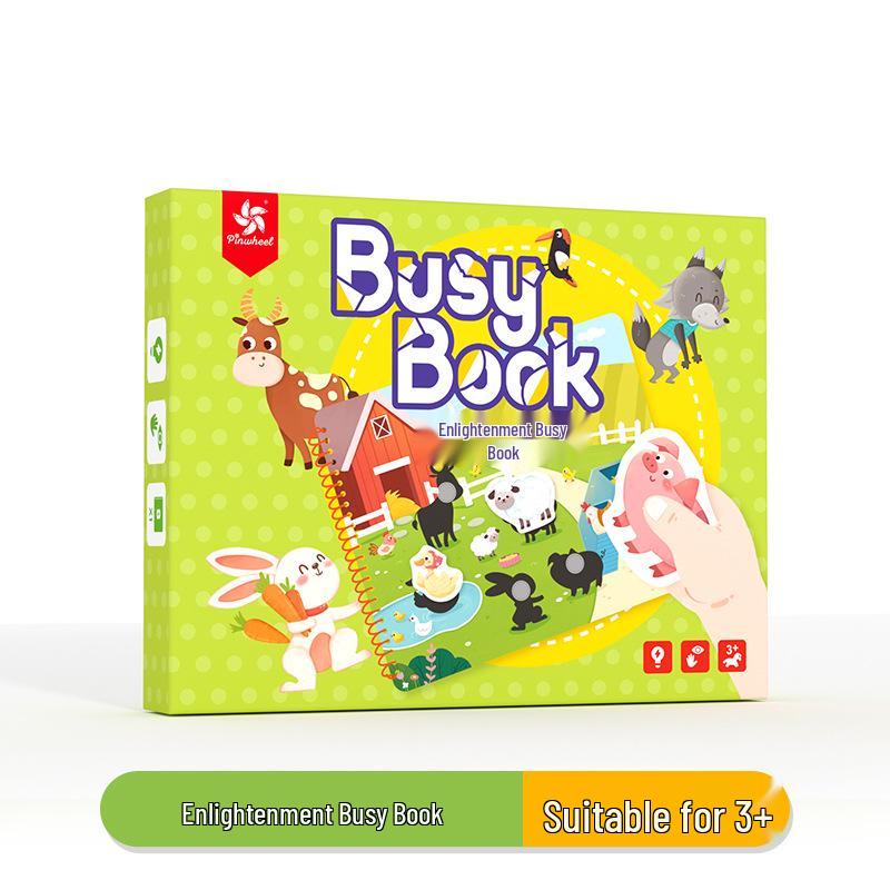 

Ветрячок Раннее Развитие Тихая Развивающая Книга: Детская игрушка-наклейка и познавательная игрушка для возраста 2+