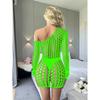 Sex Underwear Hip Skirt Long Sleeve Sexy Hollow Mesh Skirt