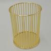 Metal Desk Organizer Pen Holder Storage Basket Office School Makeup Brushes Nordic Style Iron Wire Mesh Container