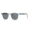  Quality Square Men Sunglasses Fashion Shades UV400 Retro Rivets Women Luxury Gray Sun Glasses