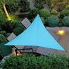 3x3x3M Portable Foldable Waterproof Triangle Sunshade Outdoor Sunscreen Tent Camping Tent Beach Sunshade Cloth