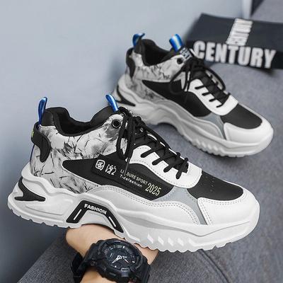 Herrenschuhe 2025 Herbst und Winter neue Sportschuhe Herren vielseitige Dad Shoes Trend lässig koreanische Version Plateau erhöhende Schuhe