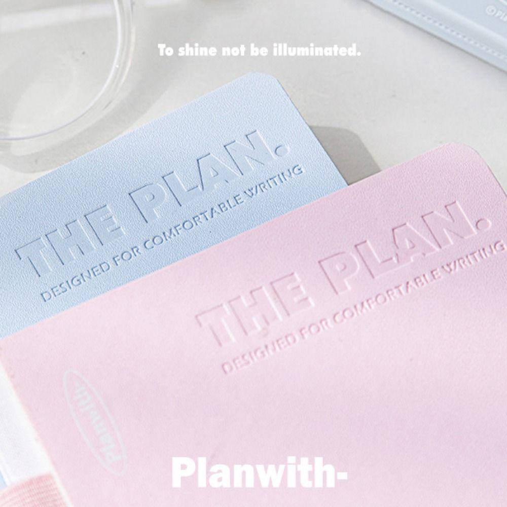 Colored Page Binder Lined Book Gradient Daily Planner Notebook  Diary Writing Tool