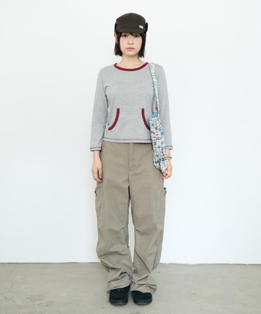PARAKEET Patch Pocket Capri Sleeve (Melange Grey)