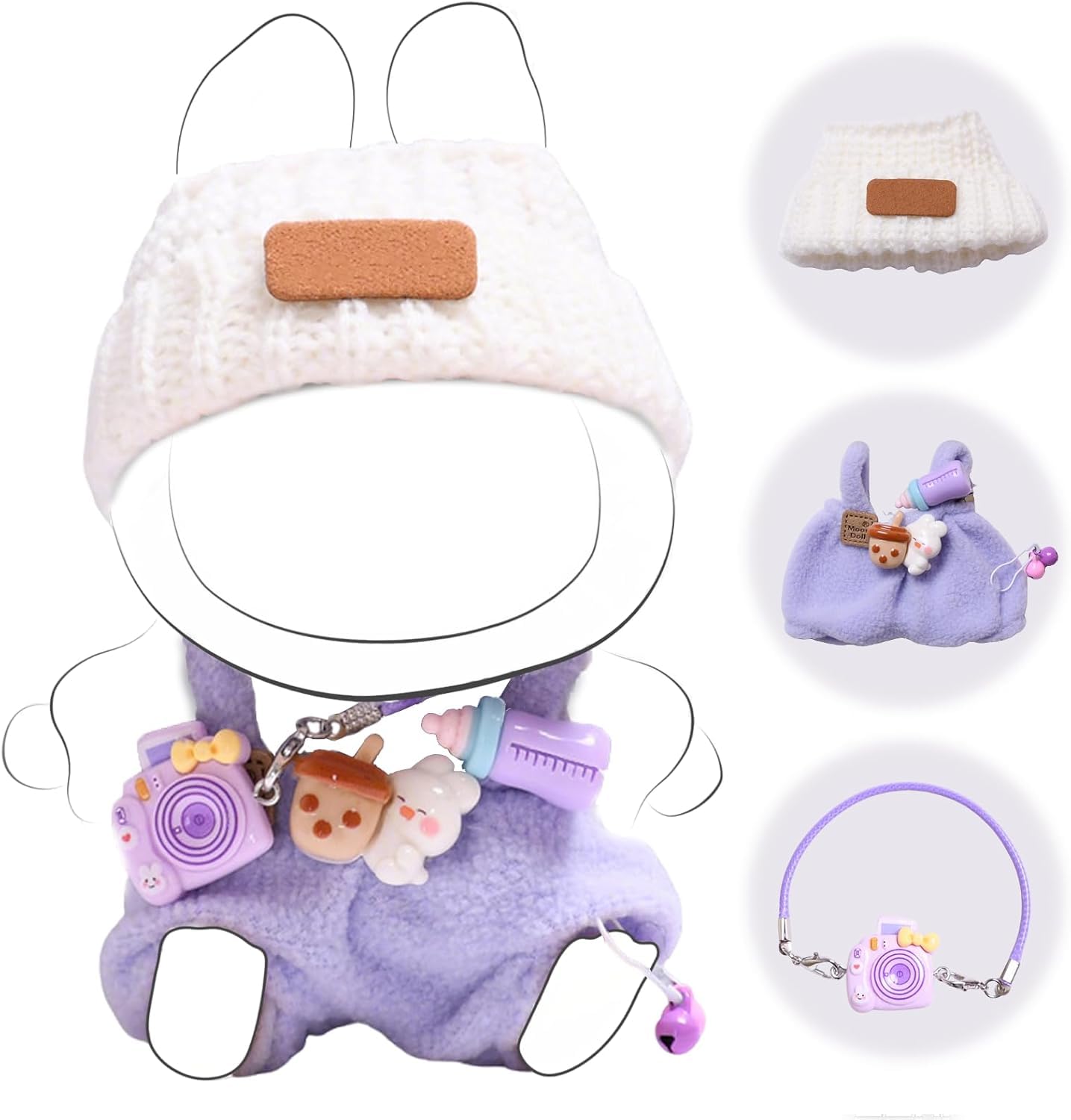 

Лабубу Совместимый с Лабубу Плюшевая игрушка Наряд 17см Плюшевая кукла Кукла Плюшевая игрушка Милая DIY Кукла Фото Кукла Одежда для Разной DIY Одежды, Одежды,