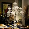 Luxury Crystal Candlestick, Large Elegant Candle Holder, Wedding Centerpieces, Decoration, Aesthetic Decor, Nordic Living Room