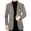 Herre Forretnings Casual Blazer Jakker Ternede Jakkesæt Frakker Mand Forår Smalle Blazer Jakker Frakker