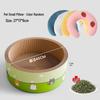 YOUNGER PET Round Cat Scratch Bowl with Pillow