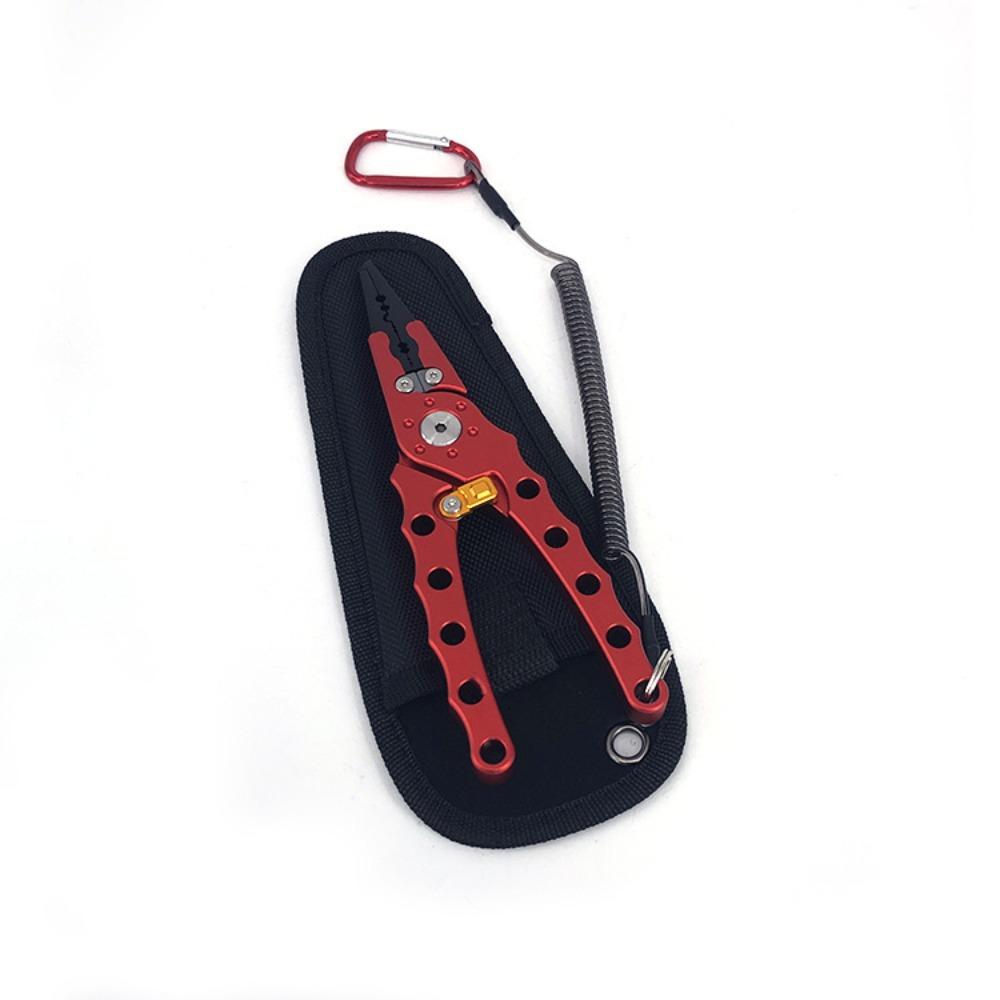 7.3 Inch Lure Pliers Side Cutters Top Ring Control Pliers New Fish Controller красный