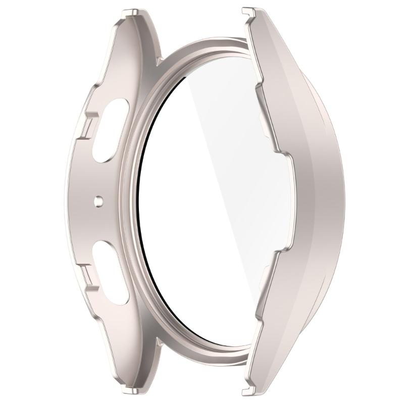 Smartwatch Protective Cover Watch Bumper Case Tempered Glass Screen Cover for Watch 7 40mm/44mm Assorted Color