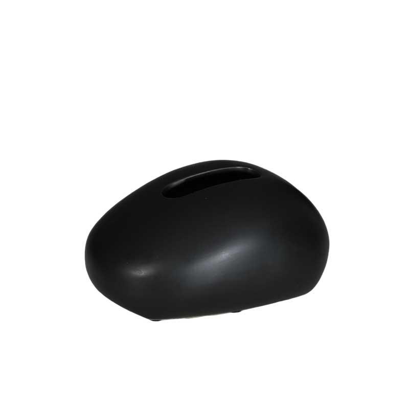 Modern Black White Ceramic Tissue Box Holder Living Room Coffee Table Decor Creative Napkin Dispenser