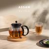 Bodum Teapot Tea Maker ASSAM Tea Press 500ml Black Black Tea Green Tea Chinese Tea Herbal Tea Fruit Tea Stainless Steel Filter Glass Beaker Over