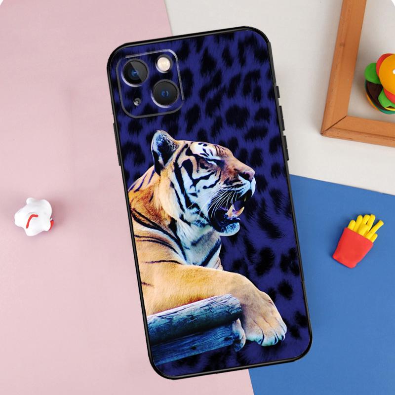 

Tiger leopard print panther Phone Case For iPhone 15 Pro Max 11 12 13 14 16 Pro Max Mini XR 16e 15 16 Plus Cover Shell iPhone 16Pro MAX