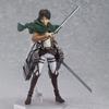 Anime Figure Attack On Titan Eren Jaeger Standing Holding Sword Detachable Model Perfect Toy PVC Collection Desktop Ornaments 14CM