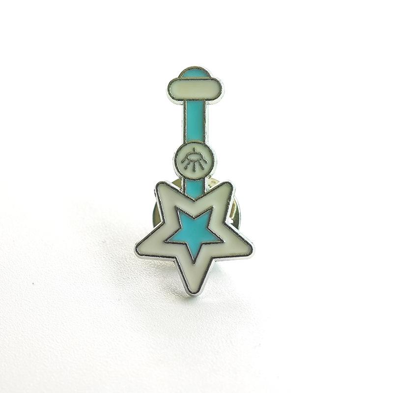 Cute Cartoon Metal Brooch - Trendy Fashion Accessory