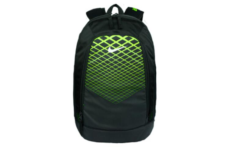 

Nike Polyester Backpack Regular Unisex Black/Green BA5374-010