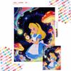 Diamonds Full Diamond Alice In Wonderland Art Painting Kit Diamond Painting Home Decor