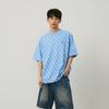 MLB SS24 T Shirt Unisex Sky Blue 3ATSM1143-07SBS