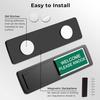 7''x2'' Magnetic Privacy Indicator, Do Not Disturb Sign for Office, Vacant Occupied Slider for Bathroom Door, Welcome Please Knock, with Adhesive