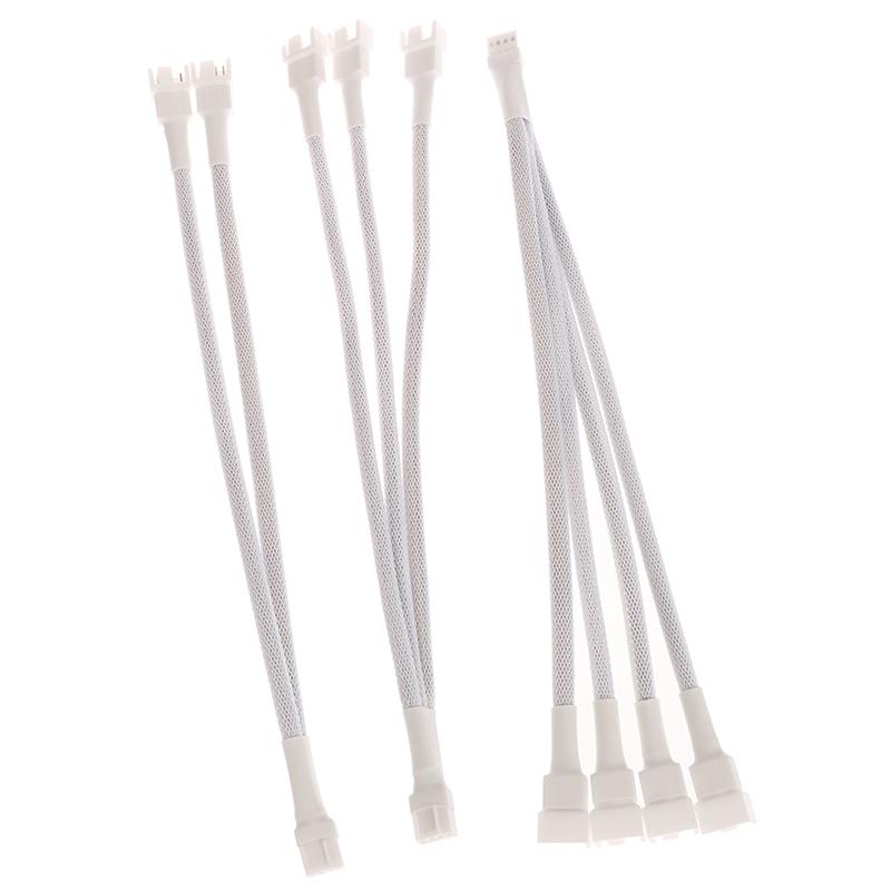 4 Pin 1 To 1/2/3/4 Motherboard Cpu Fan Computer Case Fan Extension Adapter Cable Pwm Female To 4 Pin Splitter Cable