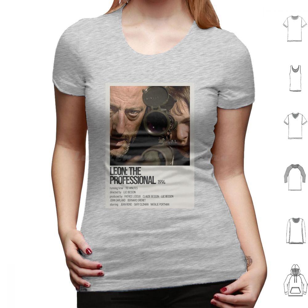 Léon Der ProfiGelb Schwarz Kunstwerk T-Shirt Baumwolle Herren Damen DIY Druck Leon Leon Der Profi Film Mathilda Natalie