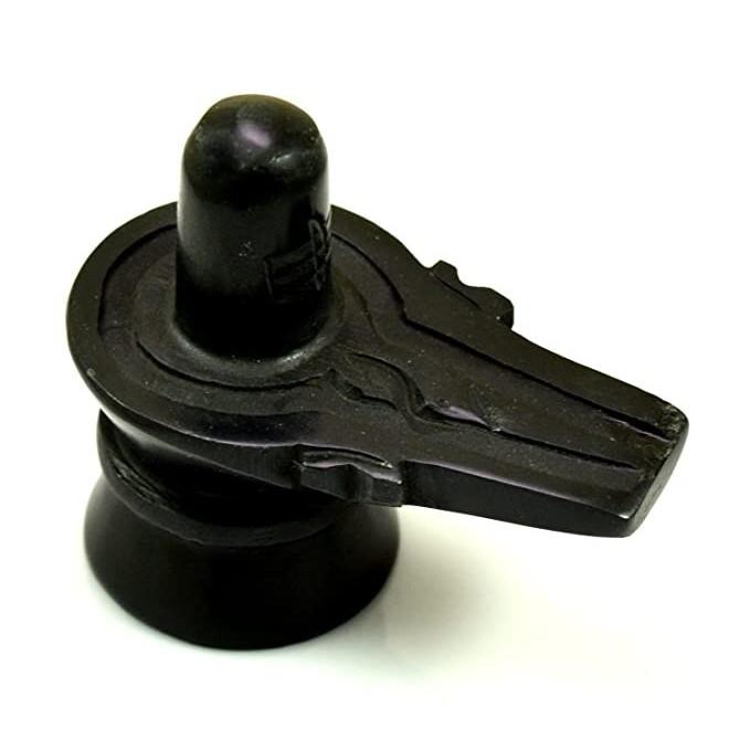 RSINC Čierny mramorový shivling Idol Kamenný Shiv Lingam Socha 3 palce JL286816667665