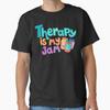 Therapist Therapy Is My Jam Mental Health Counselor Gift T-Shirt Unisex T-Shirt