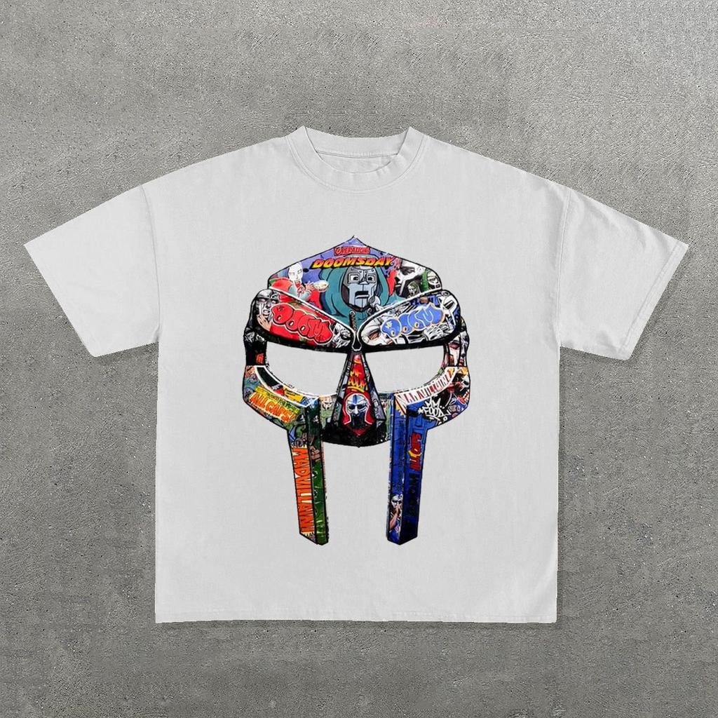 Y2K Hip Hop T-shirt Harajuku Cotton T-shirt Gothic Streetwear Fashion Men and Women Punk Casual Cotton Loose T-shirt