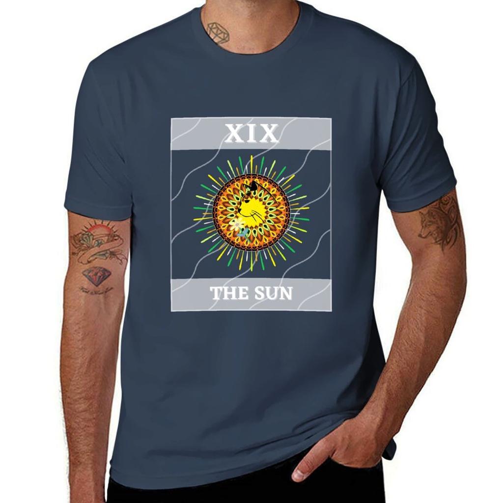 The Sun Tarot Card Posters Shirts And More Tshirt Outdoor Work Short Sleeve Top