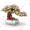 Klocki konstrukcyjne flowers drzewko bonsai kwiaty - zestaw 462 elementy