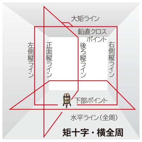 TAJIMA GT8ZS-I Laser Level, Square Cross and Full Horizontal Circumference