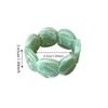 Leichtes klobiges Harz-Armband durchscheinend asymmetrisch marmoriert Stretch-Armband wasserdicht nickelfrei